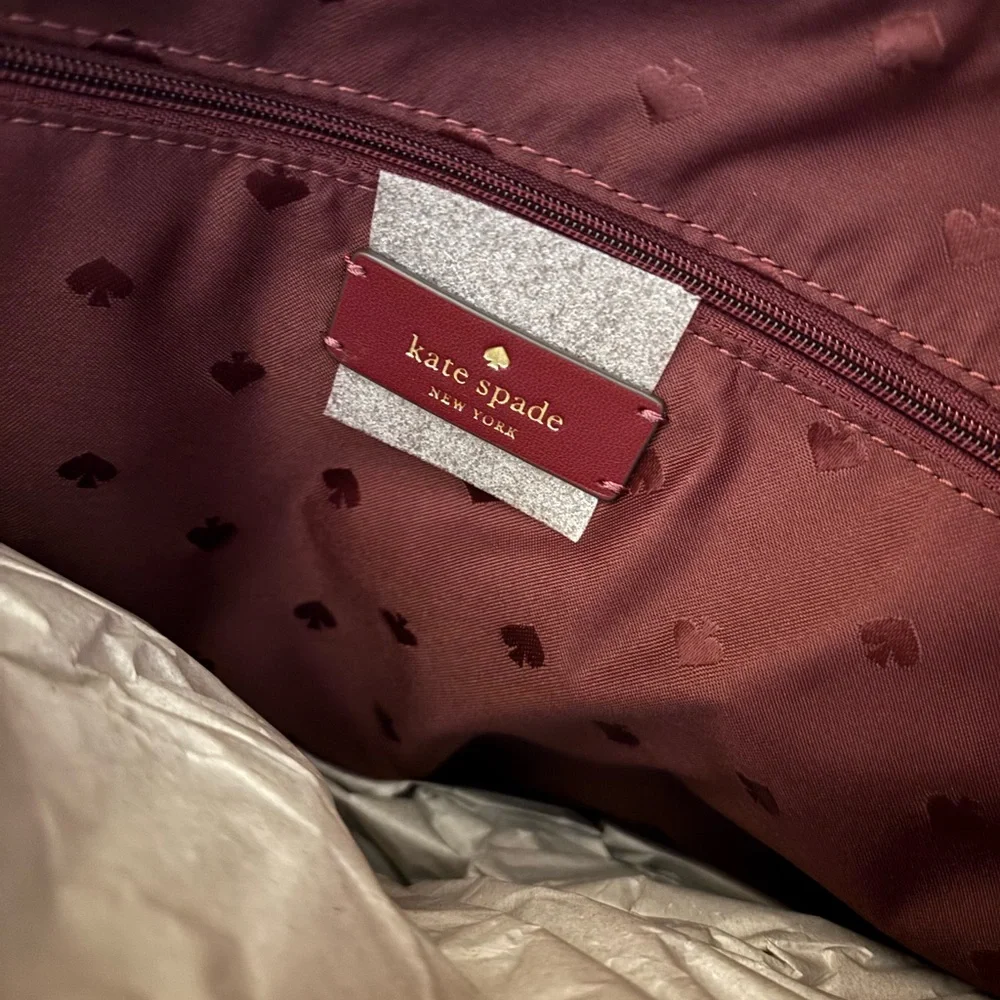 Kate Spade New York “The Bridle” Better Nylon Tote – Deep Berry | NWT